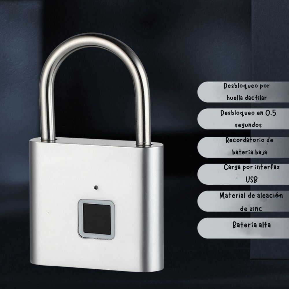 Miniatura 3 de CANDADO INTELIGENTE CON HUELLA DACTILAR